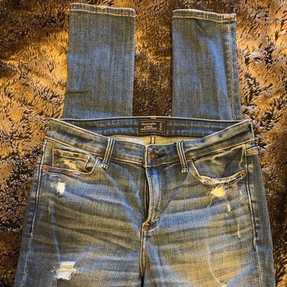 Abercrombie & Fitch Denim - ✨WOMENS DISTRESSED A&F JEANS HARPER SUPER SKINNY